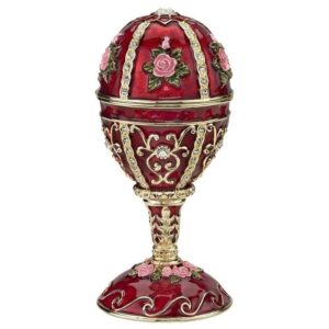 Design Toscano FH2479 2 Inch Russian Rosette Enameled Egg