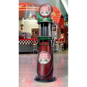 Design Toscano FU79361 22 Inch Service Station Visible Gas Pump Statue