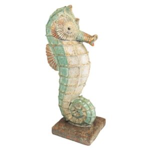 Design Toscano FU80072 7 1/2 Inch Medium Seabiscuit Seahorse Statue