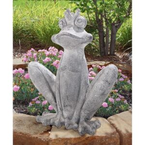 Design Toscano FU83225 24 Inch Big Olde Bullfrog King Garden Statue