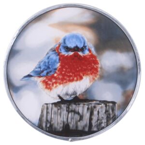 Design Toscano GM1012 6 1/2 Inch Mad Bluebird Art Glass