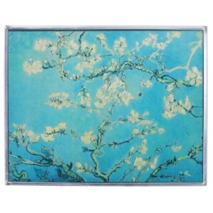 Design Toscano GM1104 9 Inch Van Goghs Almond Blossoms 1890 Art Glass