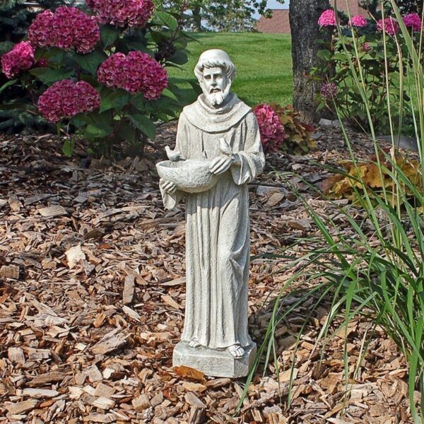 Design Toscano HF309480 7 Inch Small Natures Nurturer St Francis Statue