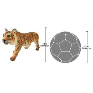 Design Toscano JE111422 23 1/2 Inch Power and Grace Tiger Statue