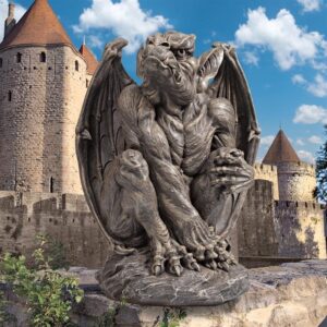 Design Toscano JE11211701 24 Inch Silas the Gargoyle Sentry Statue, Large