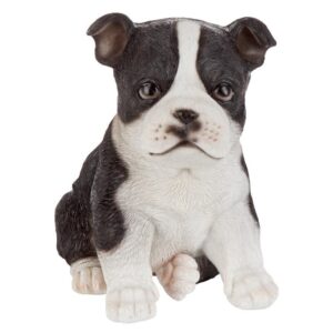 Design Toscano JQ11232 5 Inch Boston Terrier Puppy Partner Statue