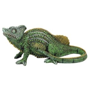 Design Toscano JQ3680 14 Inch Veiled Chameleon Statue