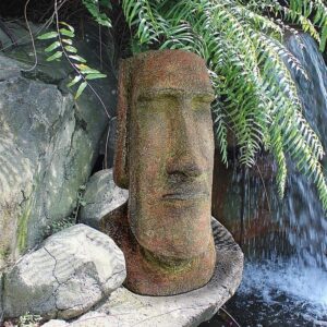 Design Toscano JQ7634 8 1/2 Inch Easter Island Moai Head, Medium