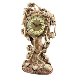 Design Toscano JQ9371 6 Inch Skeleton Crew Mantel Clock