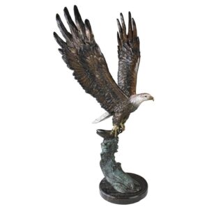 Design Toscano KW56604 17 1/2 Inch Majestic Eagle Statue - Bronze