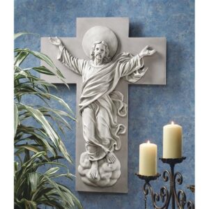 Design Toscano KY1104 10 1/2 Inch He is Risen Christ Ascension Plaque