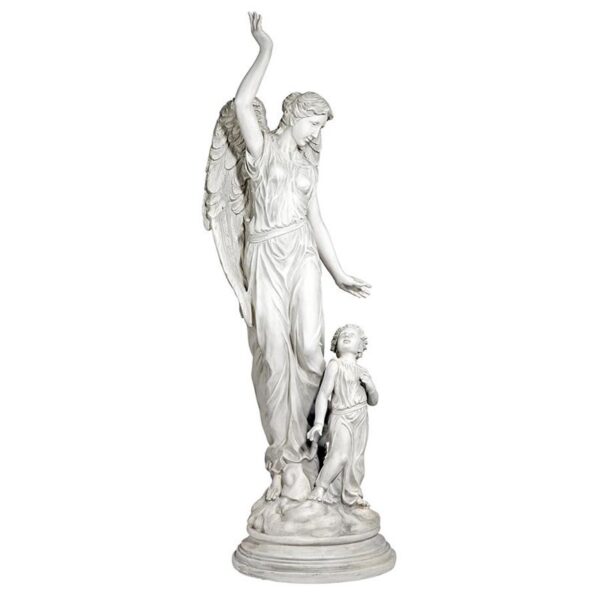 Design Toscano KY1456 14 1/2 Inch Queen of Angels Guardian Angel Statue