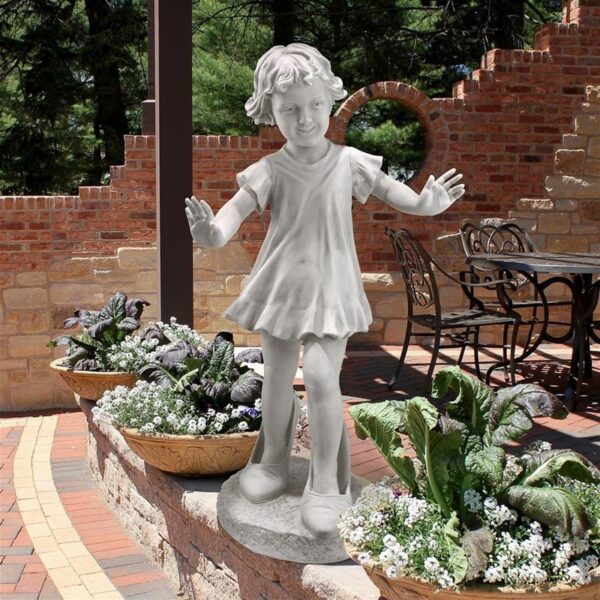 Design Toscano KY14651 21 Inch Hillary in Heels Garden Girl Statue