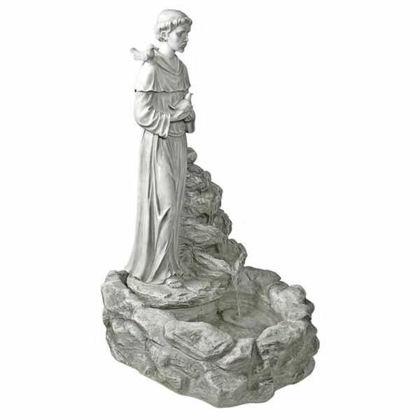 Design Toscano KY30367 16 Inch Natures Blessed St Francis Fountain