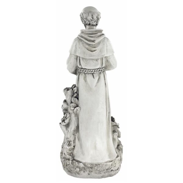 Design Toscano LY78445 7 Inch Saint Francis Reflection Pool Birdbath Statue