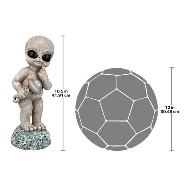 Design Toscano LY818142 7 Inch Zeta the Toddler Alien Statue