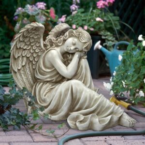 Design Toscano LY86156 26 1/2 Inch Harmony at Ease Angel Statue