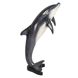 Design Toscano NE20610 19 Inch Medium Leaping Sea Dolphin Statue