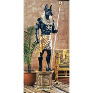 Design Toscano NE23262 25 Inch Egyptian Grand Ruler Anubis with Mount