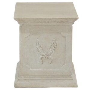 Design Toscano NE80097 24 Inch Laurel Leaf Plinth