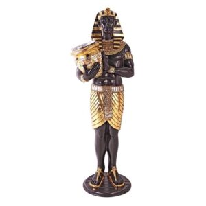 Design Toscano NE97375 20 1/2 Inch Guardian Asar Egyptian Wine Holder