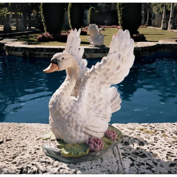 Design Toscano NG30774 14 Inch The Majesty of Swan Lake