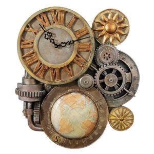 Design Toscano NG33981 15 Inch Medium Gears of Time Clock