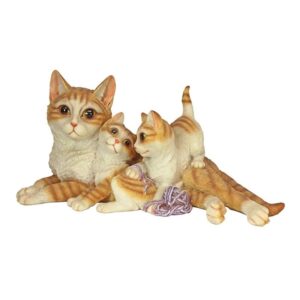 Design Toscano QM14002 11 Inch Kitten Crowd Cat Family Statue