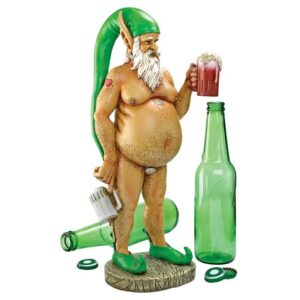 Design Toscano QM14020 5 Inch Oktoberfest Otto Gnome Statue