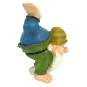 Design Toscano QM2432000 7 1/2 Inch Handstand Henry Garden Gnome Statue