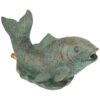 Design Toscano QM2854850 10 1/2 Inch Japanese Koi Piped Spitter Statue