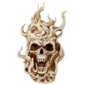 Design Toscano QS13 7 Inch Hells Flames Vampire Skull Statue