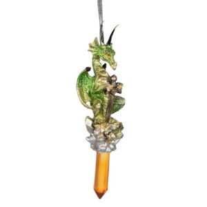 Design Toscano QS292912 1 1/2 Inch Cicles The Gothic Dragon Collectible Holiday Ornament