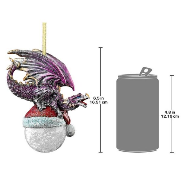Design Toscano QS93522 5 Inch North Pole Dragon Holiday Ornament