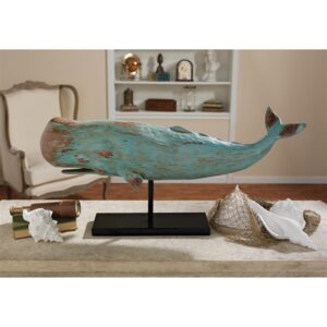 Design Toscano SD1120725 30 1/2 Inch Folk Art Whale Statue