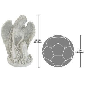 Design Toscano SH7210 15 Inch Quiet Countenance Praying Angel Statue