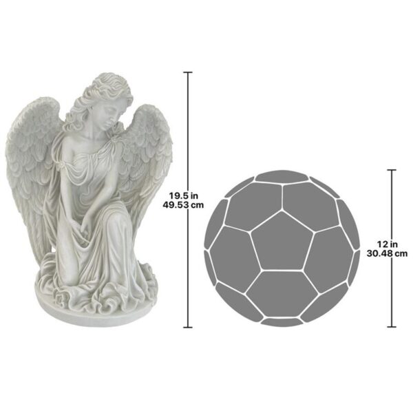 Design Toscano SH7210 15 Inch Quiet Countenance Praying Angel Statue