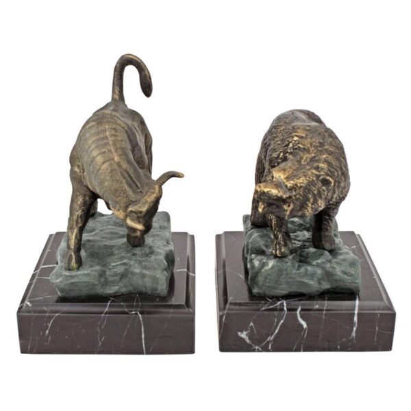 Design Toscano SP3345 6 1/2 Inch The Bull and Bear of Wall Street