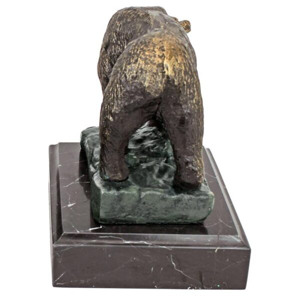 Design Toscano SP335 6 1/2 Inch Bear of Wall Street Cast Iron Statue