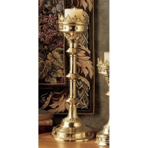 Design Toscano TE1038 7 Inch Grande Chartres Cathedral Candlestick