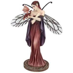 Design Toscano WU7682422 6 Inch Winged Things Fairy Statue by Selina Fenech